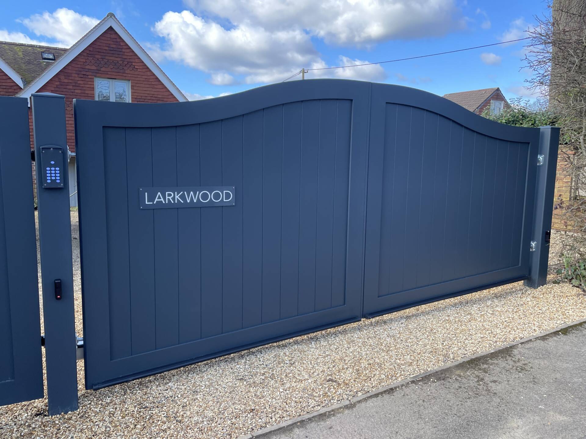 Fully Welded Aluminium Gates in Southampton, Hampshire