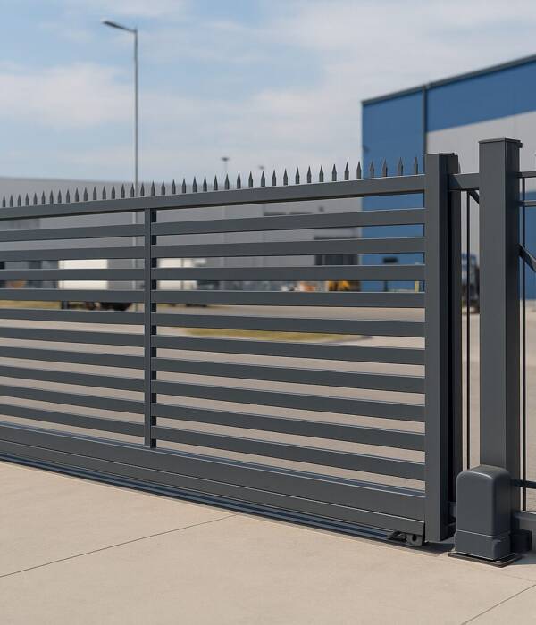 commercial sliding gates, commercial security gates