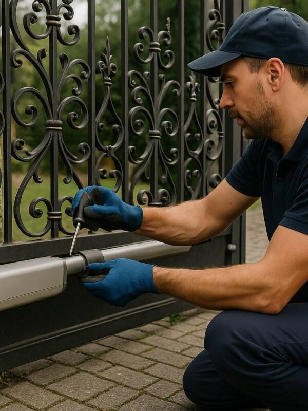 automatic gate maintenance, automated gate maintenance, fixing electric gate problems